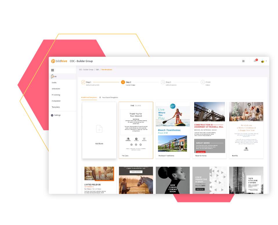 Broadcast Email Builder