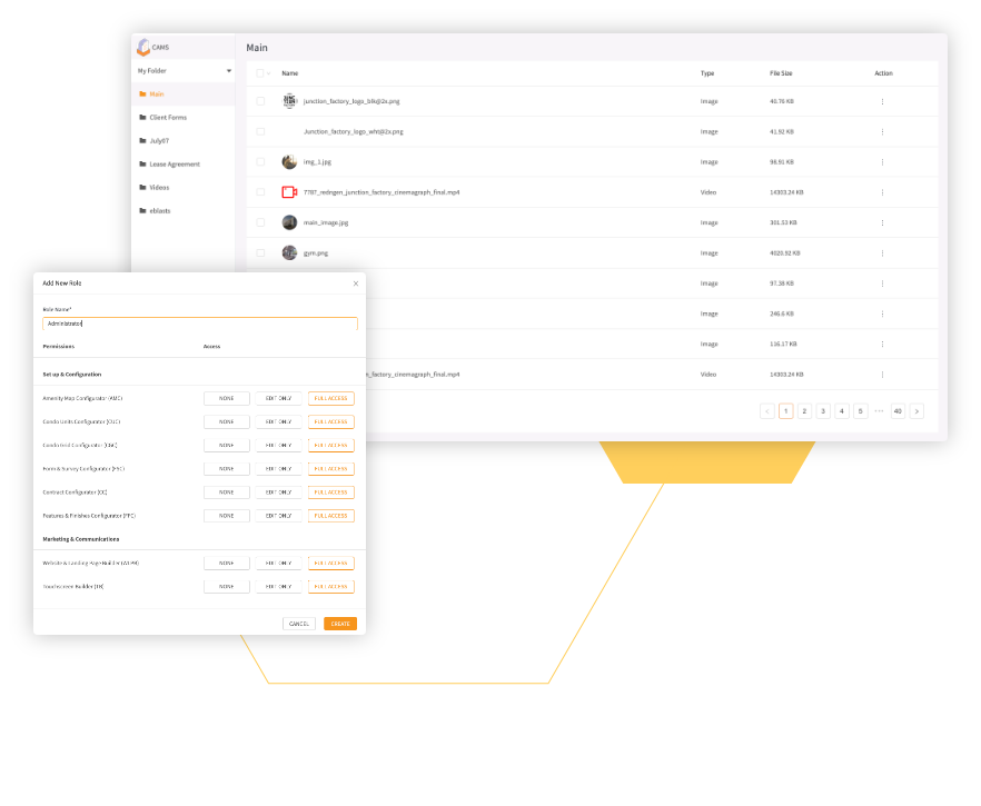 Configure, collaborate, and centralize assets